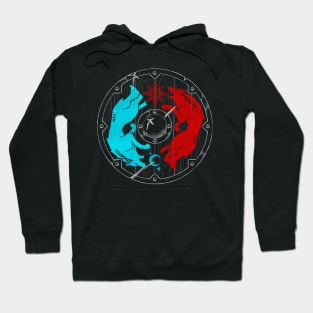 Skoll and Hati Shield Hoodie